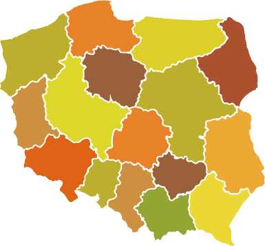 Mapa województw